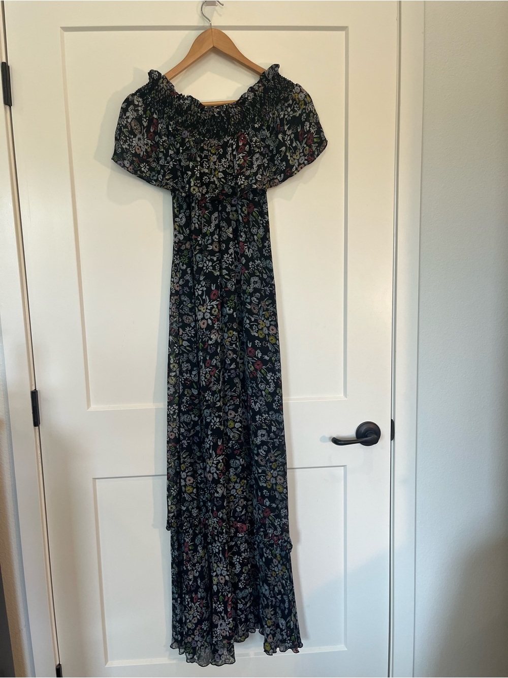 Rebecca Minkoff Loma Floral-Print Maxi  Boho Whimsigoth Fairy Ethereal Dress sz4 - Picture 10 of 15
